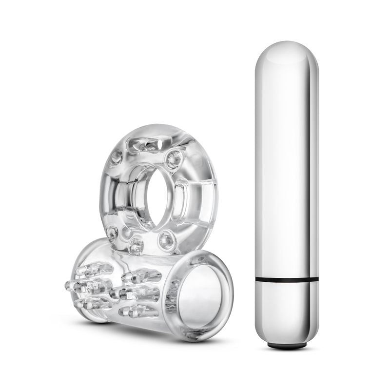 Stay Hard 10 Function Vibrating Bull Ring – Clear Vibrating Cock Ring > Cock Ring > Vibrating - Tophatter Daily Deals