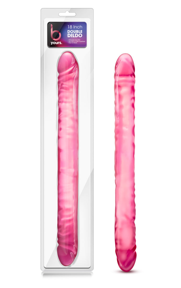 B Yours Double Dildo (Pink) 18 Inch – Shared Pleasure Double Dildo > Dildos > Double Dildos - Tophatter Daily Deals