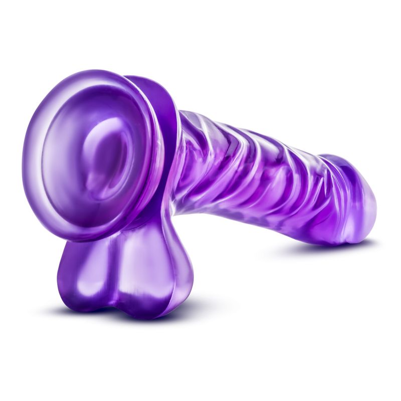 B Yours Basic Purple 9 Inch Dildo with Suction Cup > Dildos > Realistic Dildos - Tophatter Daily Deals