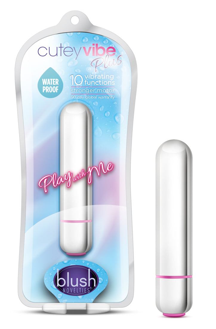 Play With Me Cutey Vibe Plus Silver > Vibrators > Mini Vibrators - Tophatter Daily Deals