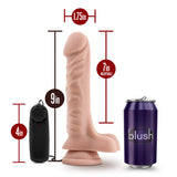 Dr Skin Dr James 9 Inch Vibrating Cock with Suction Cup Vanilla > Vibrators > Realistic Vibrators - Tophatter Daily Deals