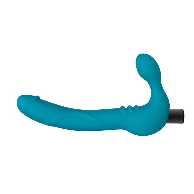 Temptasia Luna Strapless Silicone Dildo in Teal > Dildos > Strapless Strap Ons - Tophatter Daily Deals