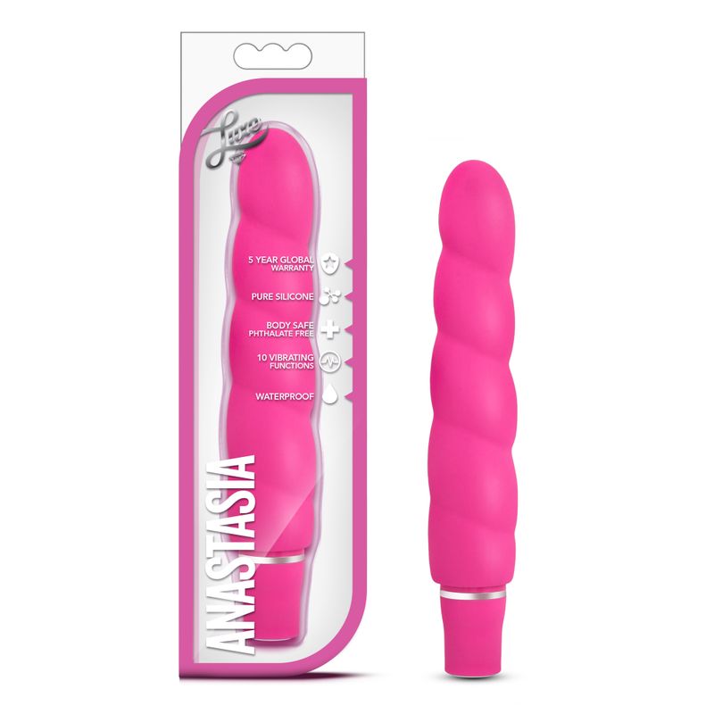 Luxe Anastasia Pink 5.25 Inch Vibrator with 10 Functions > Vibrators > Standard Vibrators - Tophatter Daily Deals