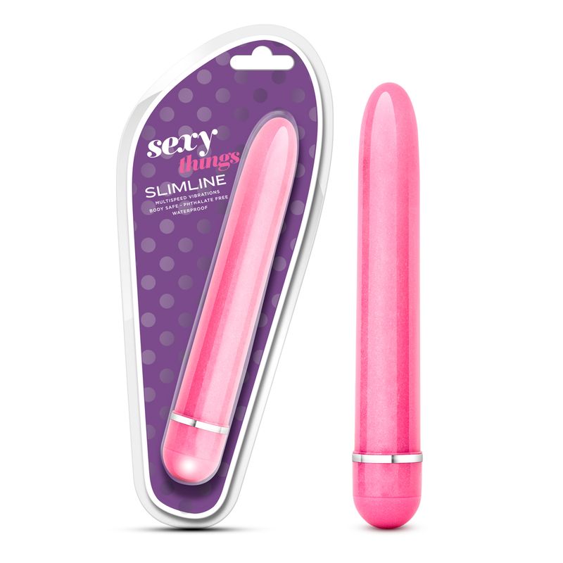 Sexy Things Slimline Vibe Pink 7 Inch Vibrator > Vibrators > Standard Vibrators - Tophatter Daily Deals