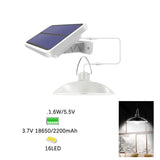 16LED solar chandelier Cold White 0 - Tophatter Daily Deals