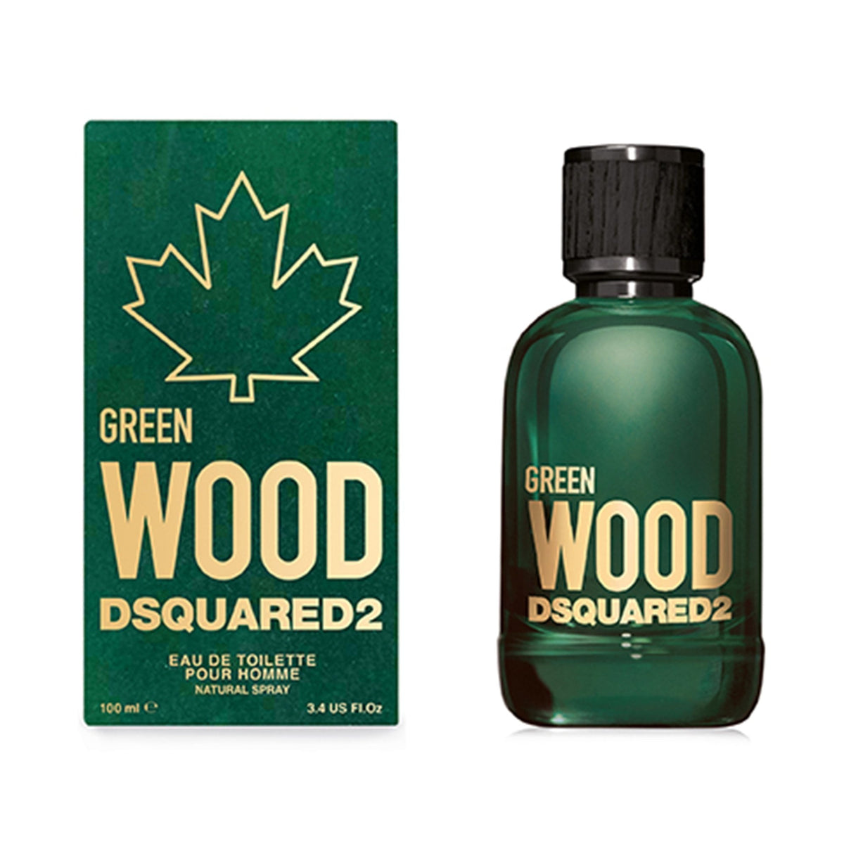 Dsquared2 Green Wood Eau De Toilette 100ml Spray - Tophatter Daily Deals