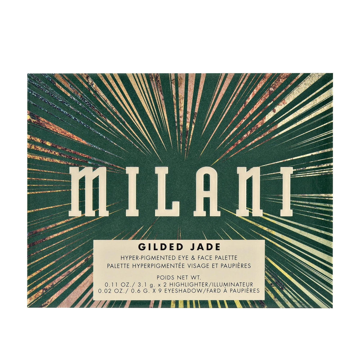 Milani Eyeshadow Palette - Gilded Jade - Tophatter Daily Deals