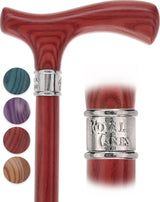 Royal Canes Fritz: Full-Color Wood Stain Collection (Matching Handle & Shaft) Fritz Handle Walking Canes - Tophatter Daily Deals