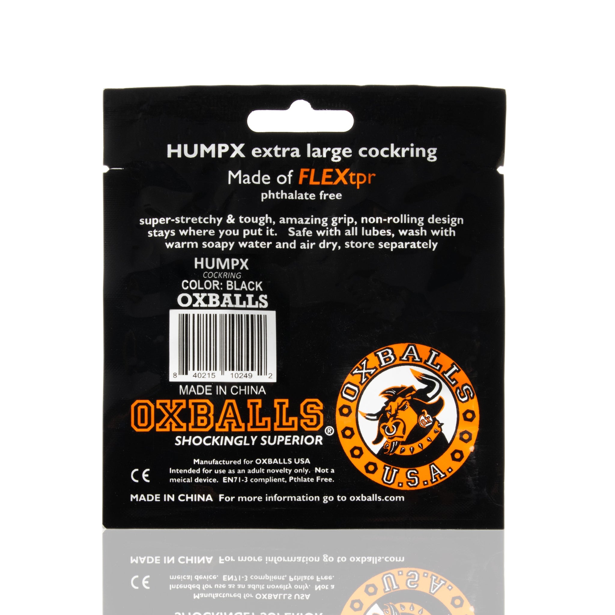 Humpx Cockring (Black) – Super Stretch Cockring > Cock Ring > Single - Tophatter Daily Deals