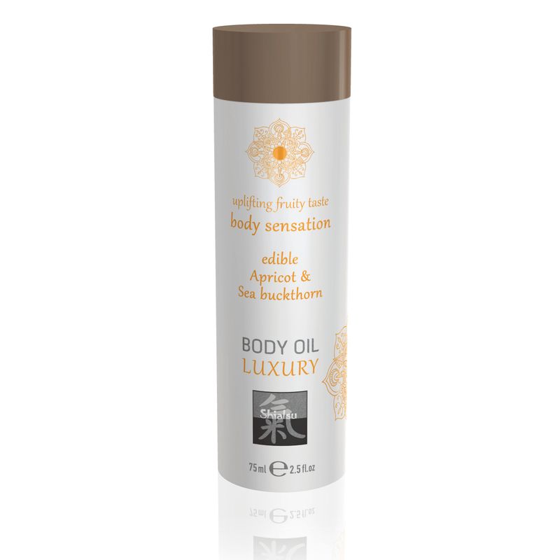 Shiatsu Luxury Edible Body Oil with Apricot and Sea Buckthorn > Essentials > Massage Oil - Tophatter Daily Deals