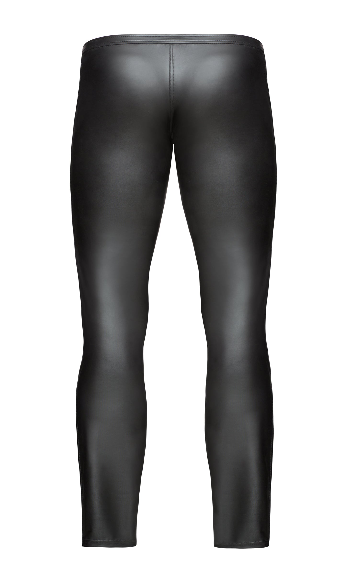 Wet Look Black Pants for Men with Zipper Detail > Clothes > Mens Latex - Tophatter Daily Deals