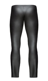 Wet Look Black Pants for Men with Zipper Detail > Clothes > Mens Latex - Tophatter Daily Deals