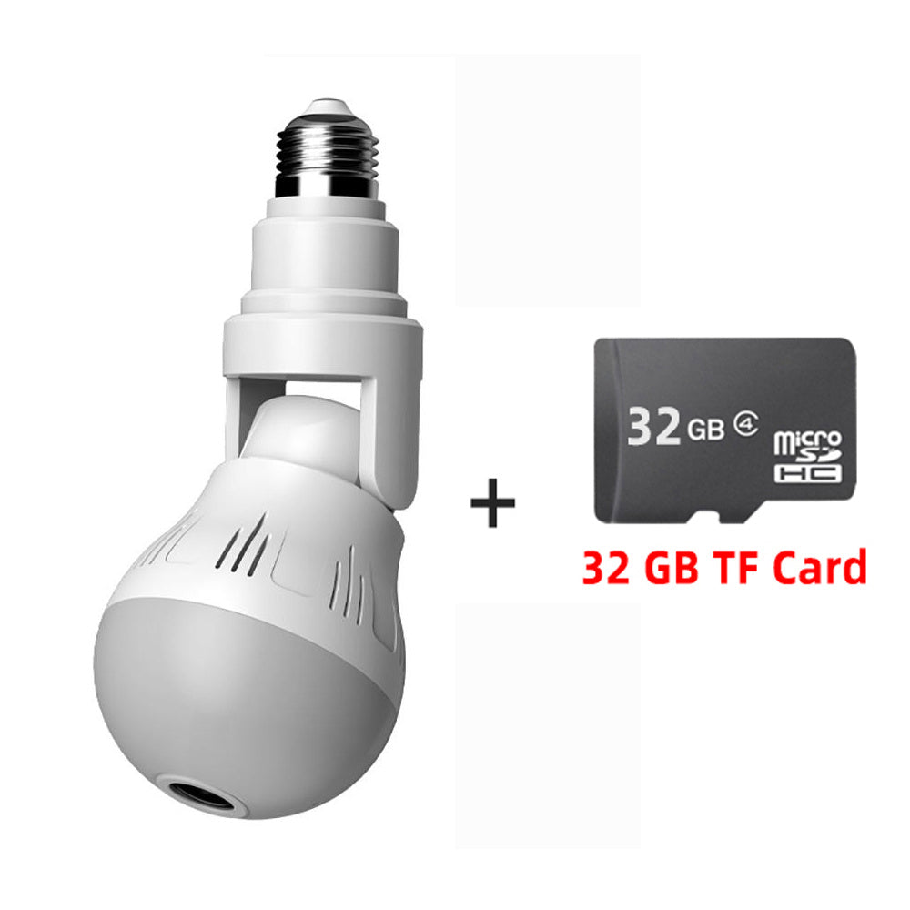 1080P HD night vision 360° panoramic camera 32G 0 - Tophatter Daily Deals