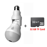 1080P HD night vision 360° panoramic camera 32G 0 - Tophatter Daily Deals