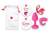 Gkit Sunny Raspberry Remote Control Vibrator 3cm Diameter > Anal Range > Vibrating Butt Plugs - Tophatter Daily Deals