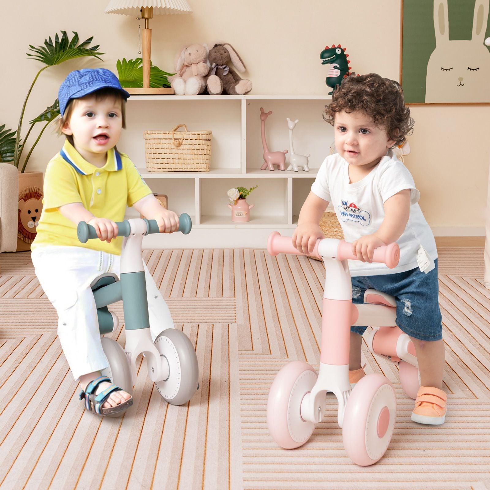 Baby Balance Bike - Toddler Walker Training Bicycle with Adjustable Seat Baby & Toddler - Tophatter Daily Deals