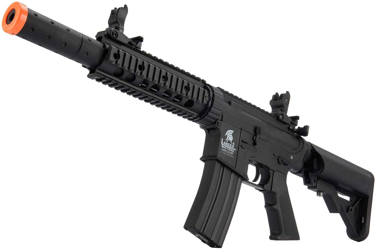 Lancer Tactical Airsoft SD AEG RIS Mock Suppressor Generation 2 - Tophatter Daily Deals