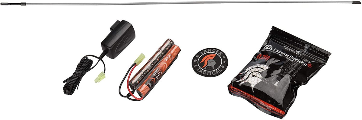 Lancer Tactical Airsoft SD AEG RIS Mock Suppressor Generation 2 - Tophatter Daily Deals