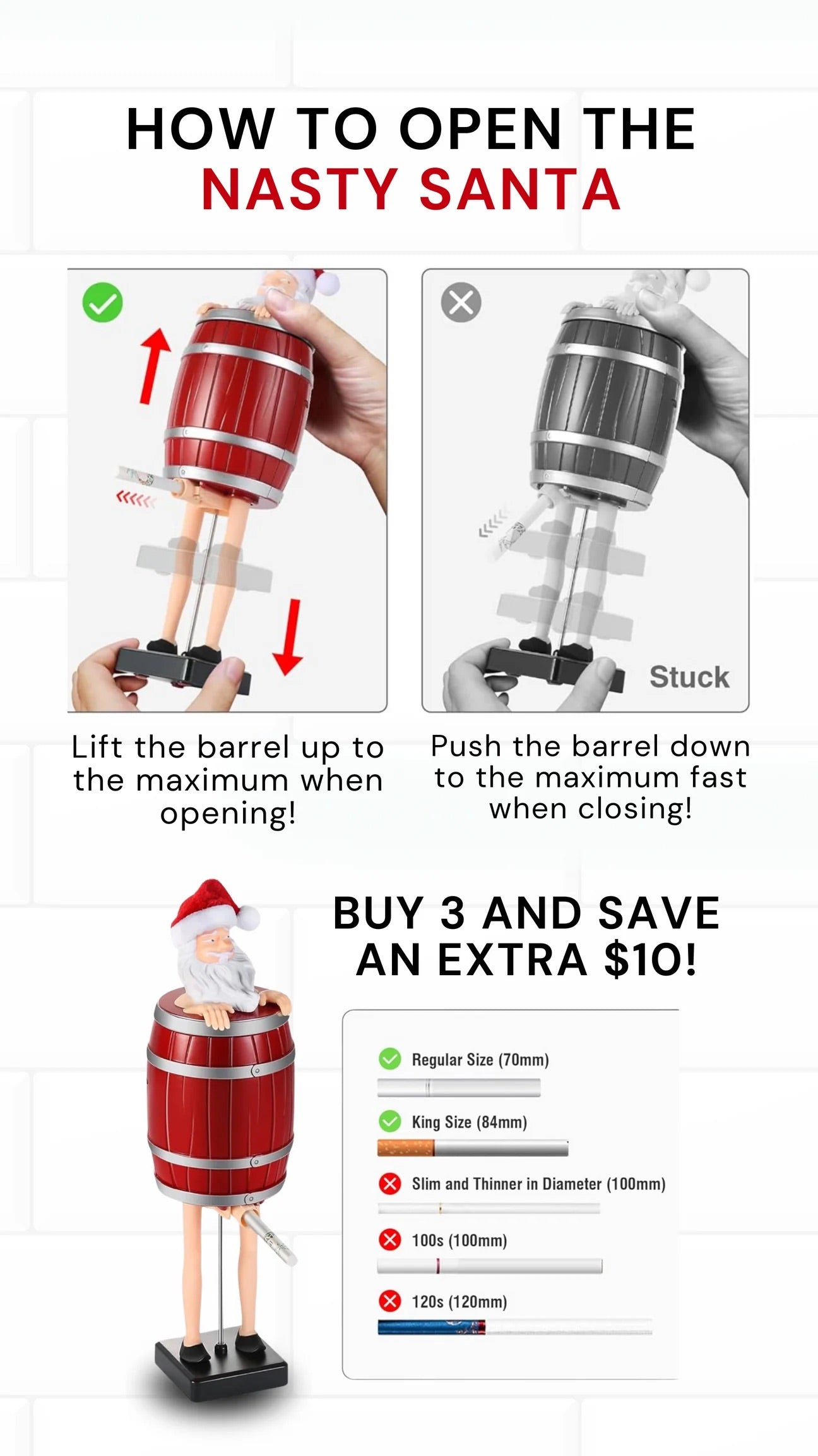 Santa Claus Dispenser - Tophatter Daily Deals