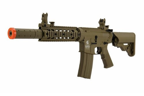 LANCER TACTICAL AIRSOFT POLYMER M4 GEN 2 SD AEG RIFLE - TAN - Tophatter Daily Deals