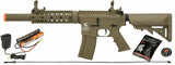 LANCER TACTICAL AIRSOFT POLYMER M4 GEN 2 SD AEG RIFLE - TAN - Tophatter Daily Deals