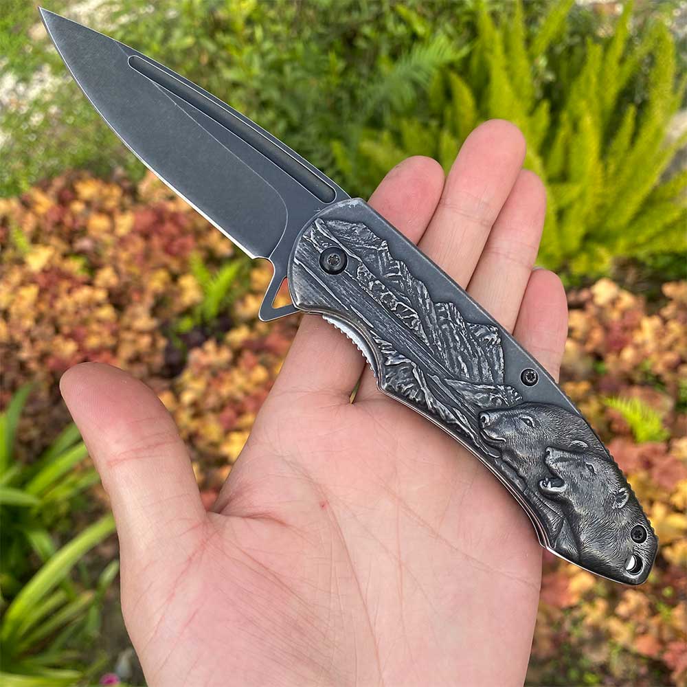 Bear Folding Knife Handy Tool - Tophatter Daily Deals