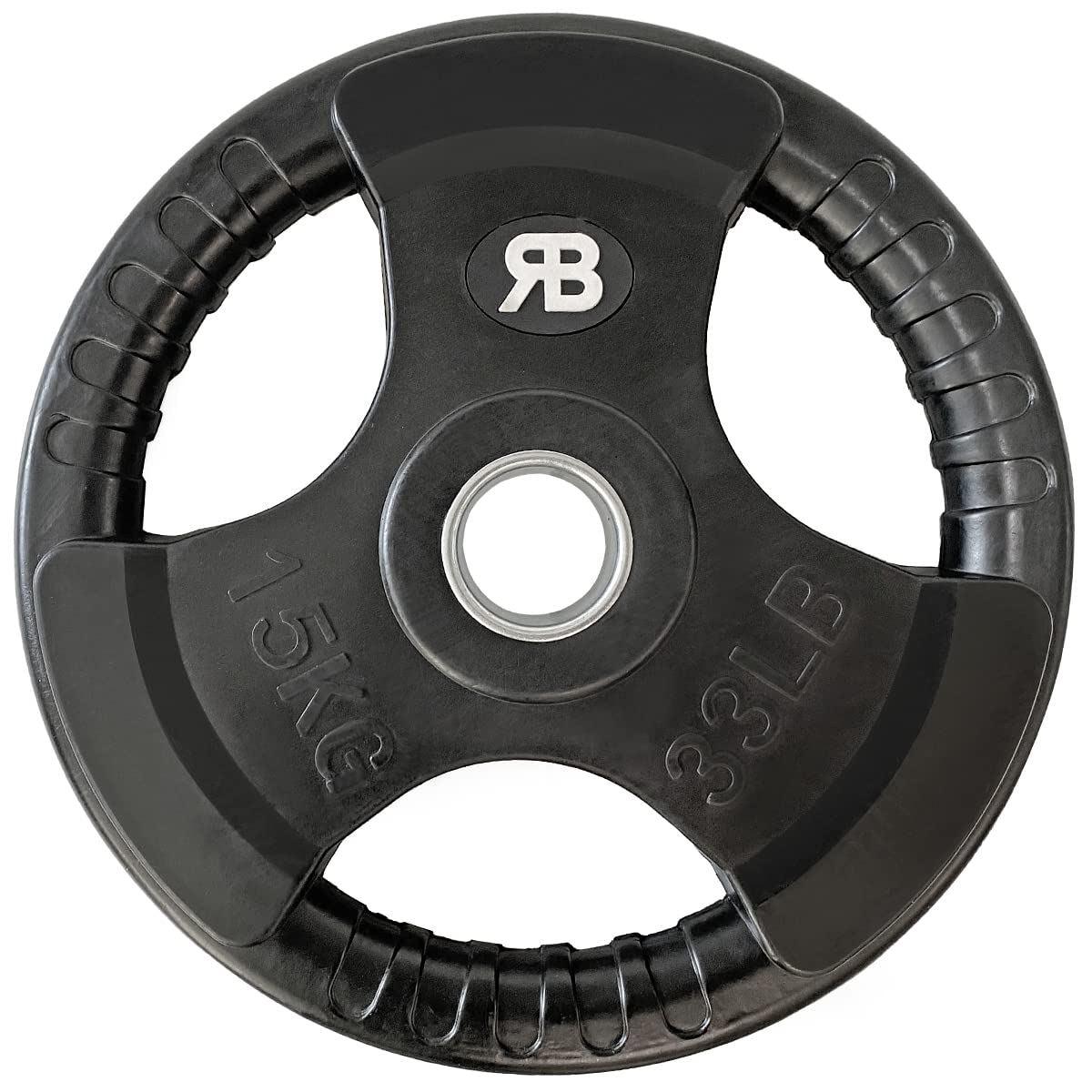 Olympic Barbell Weights Set - Olympic Weight Plates UK 1.25kg to 25kg Set Home Gym Fitness Strength 2X15Kg Exercise & Fitness - Tophatter Daily Deals