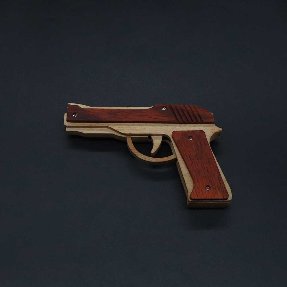 Wooden M9 Replica Rubber Band Gun - Tophatter Daily Deals