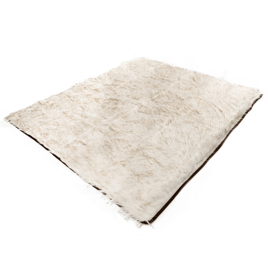PupProtector™ Waterproof Throw Blanket - White with Brown Accents Pet Supplies - Tophatter Daily Deals