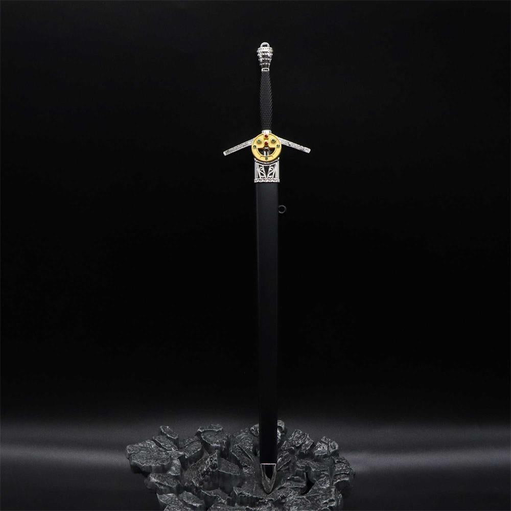Wild Hunt Game Weapon Geralt's Steel Sword Metal Replica - Tophatter Daily Deals