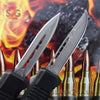 S2G Tactical Small 7" OTF Bullet HK Automatic Knife - Single Edge Damascus Knife-OTF - Tophatter Daily Deals