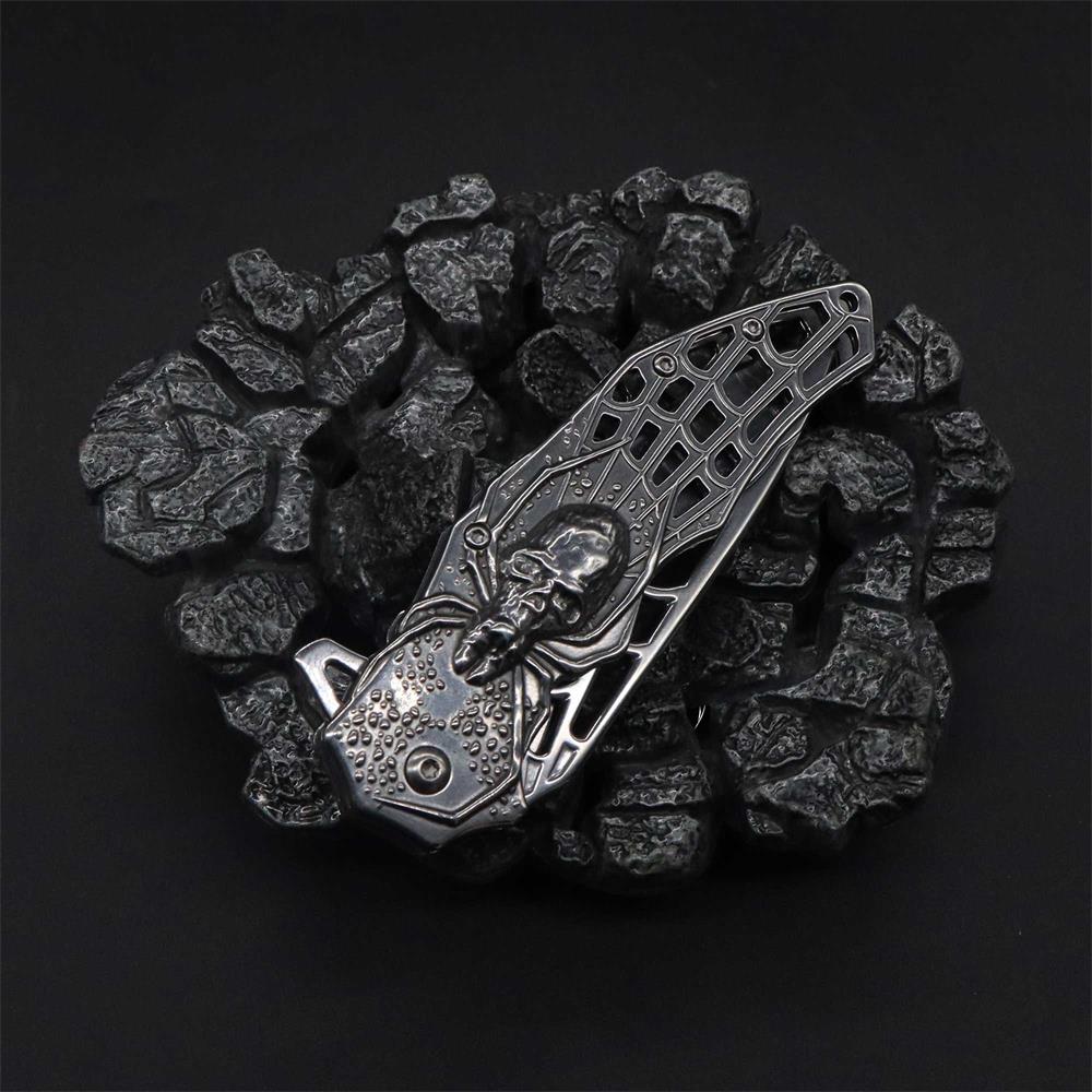 3D Skeleton Spider Folding Knife - Tophatter Daily Deals