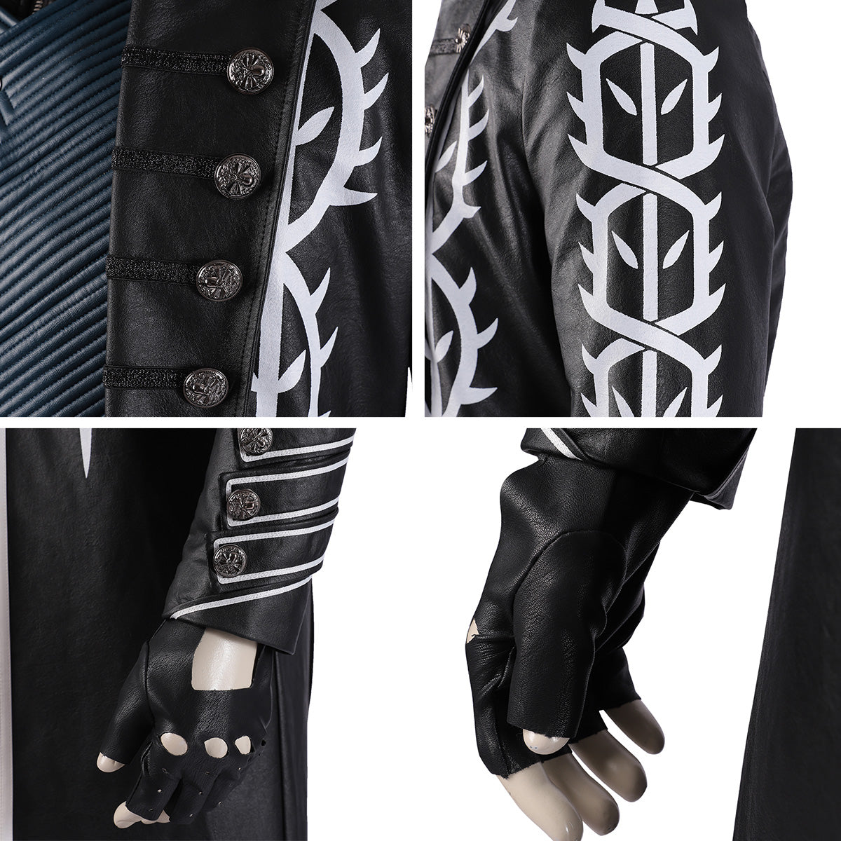 Devil May Cry 5 Vergil Black Cosplay Costume Costume - Tophatter Daily Deals