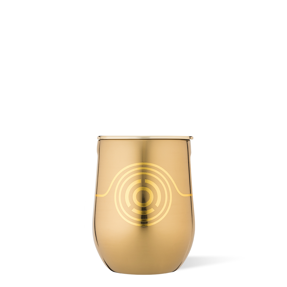 Star Wars™ Stemless by CORKCICLE. C-3PO™ 12oz Stemless - Tophatter Daily Deals
