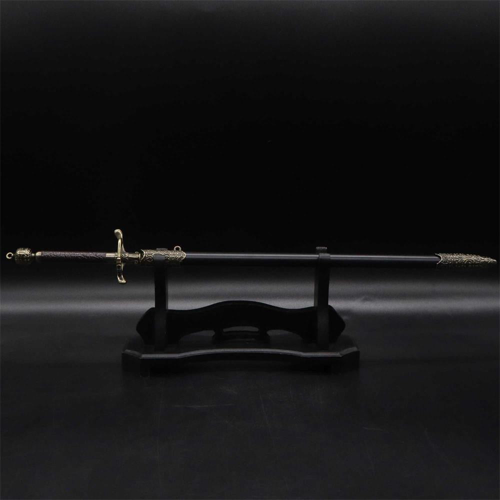 Thrones Metal Arya Stark Needle Sword Cosplay Blunt Replica With Display Holder - Tophatter Daily Deals