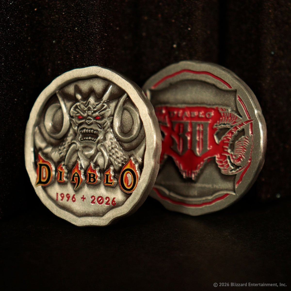 Diablo - Limited Edition 30th Anniversary Presentation Coin Replica Coin - Tophatter Daily Deals