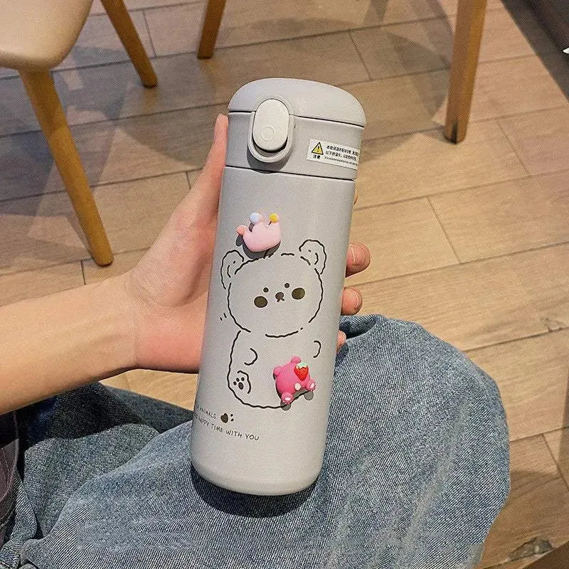Women's High Face Value With Thermos Cup Grey 460ml 15 oz Humidifier - Tophatter Daily Deals