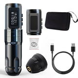 Adjustable Stroke Brushless Tattoo Pen Battery Pen High Power Black double battery USB 0 - Tophatter Daily Deals