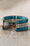 Handmade Triple Layer Natural Stone Bracelet Bracelets - Tophatter Daily Deals