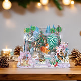 3D Pop & Slot Wild Winter's Song Free Standing Christmas Advent Calendar Advent Calendar - Tophatter Daily Deals