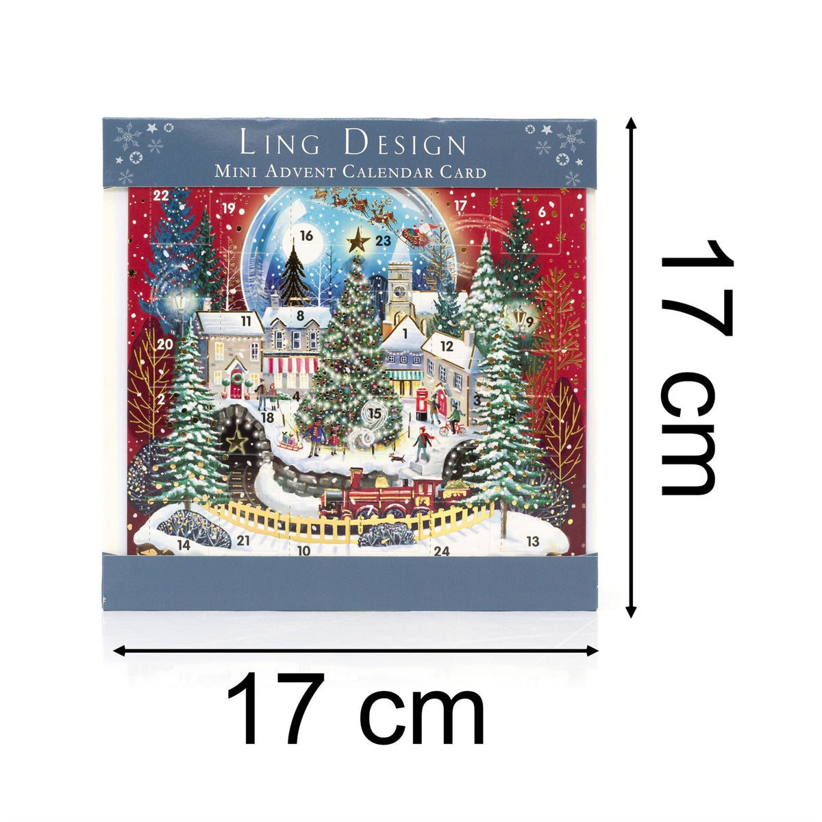 Christmas Night Advent Calendar Greetings Card | Door Advent Calendar Advent Calendar - Tophatter Daily Deals