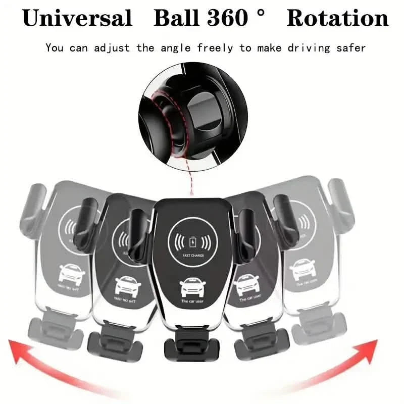 15W Mobile Phone Wireless Charger Mobile Phone Holder Phone Chargers - Tophatter Daily Deals