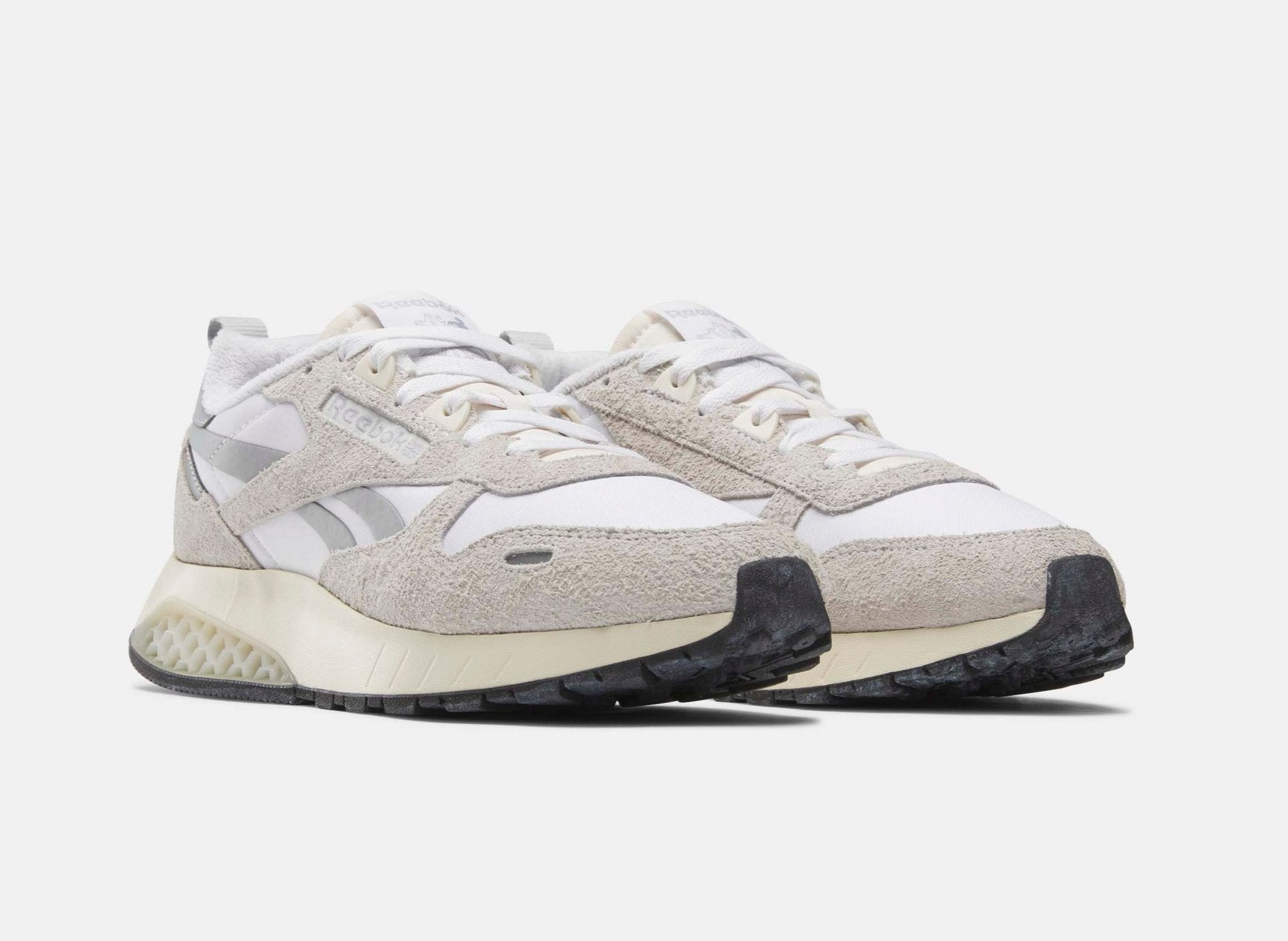 Reebok Men's Classic Leather Hexalite Shoes - Ftwhi/Pugry3/Alabast Ftwhi Pugry3 Alabast 3.5 Footwear - Tophatter Daily Deals