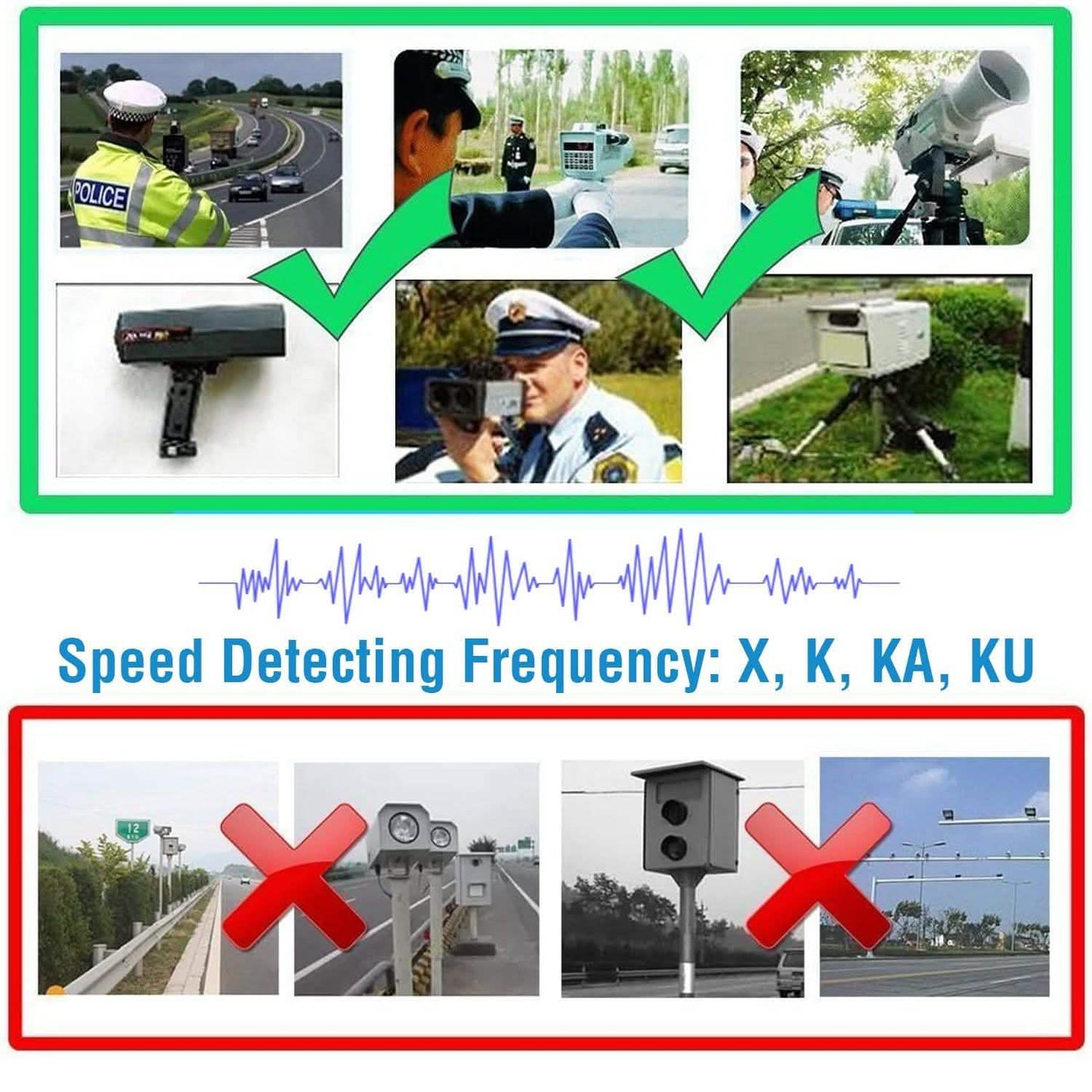 16 Band V7 Speed Safety Voice Alert Car Radar Detector Automotive - Tophatter Daily Deals