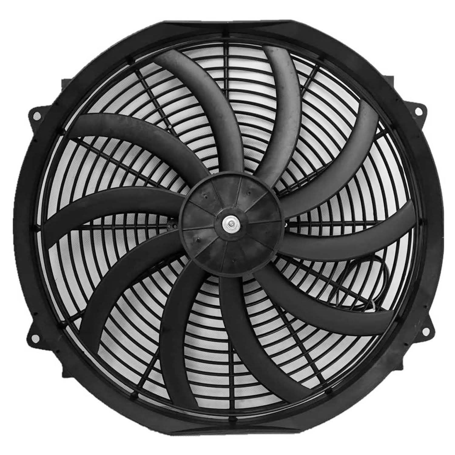 16" Electric Radiator Cooling Fan 12V 120W 10 Blades Car Thermostat Kit Automotive - Tophatter Daily Deals