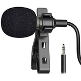 16 Feet Single Head Lavalier Lapel Microphone Omnidirectional Condenser Mic Audio Accessories - Tophatter Daily Deals