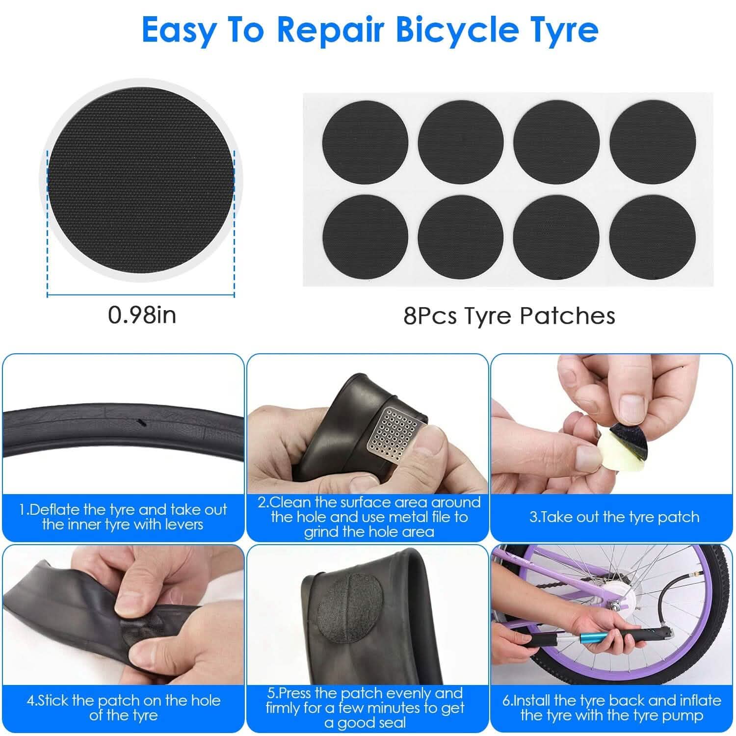 16-in-1 Bicycle Tire Repair Kit Outdoor Recreation - Tophatter Daily Deals