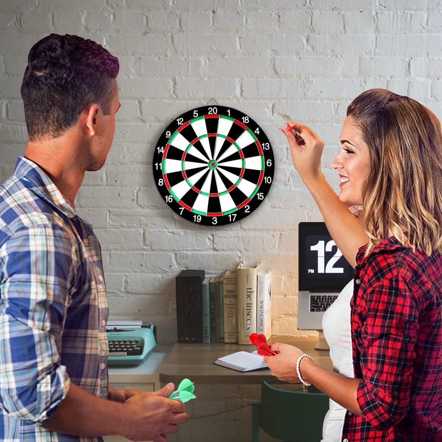 16-Inch Dart Board Game Set Everything Else - Tophatter Daily Deals