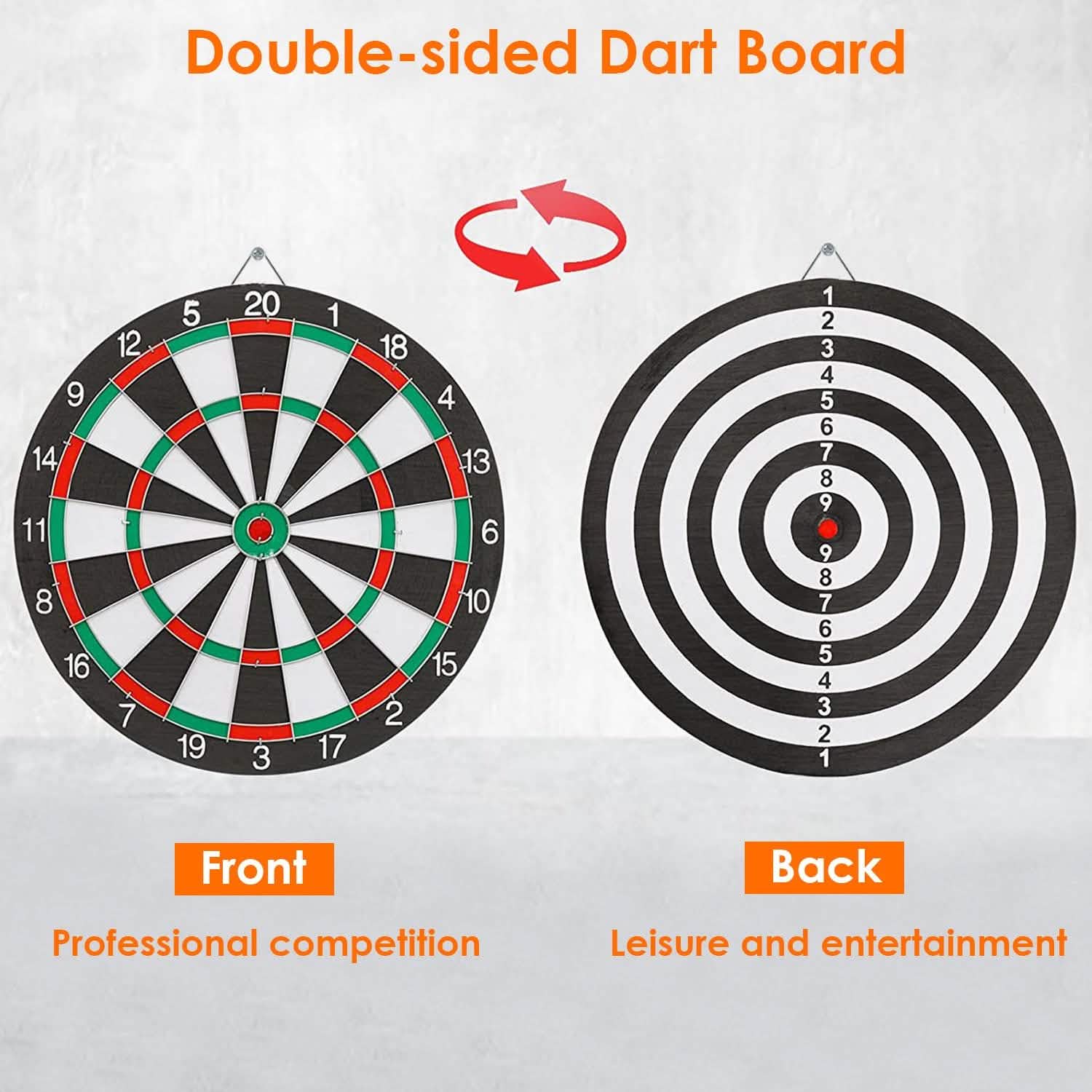 16-Inch Dart Board Game Set Everything Else - Tophatter Daily Deals