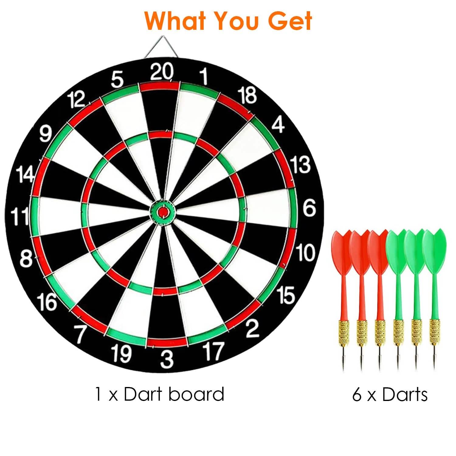16-Inch Dart Board Game Set Everything Else - Tophatter Daily Deals